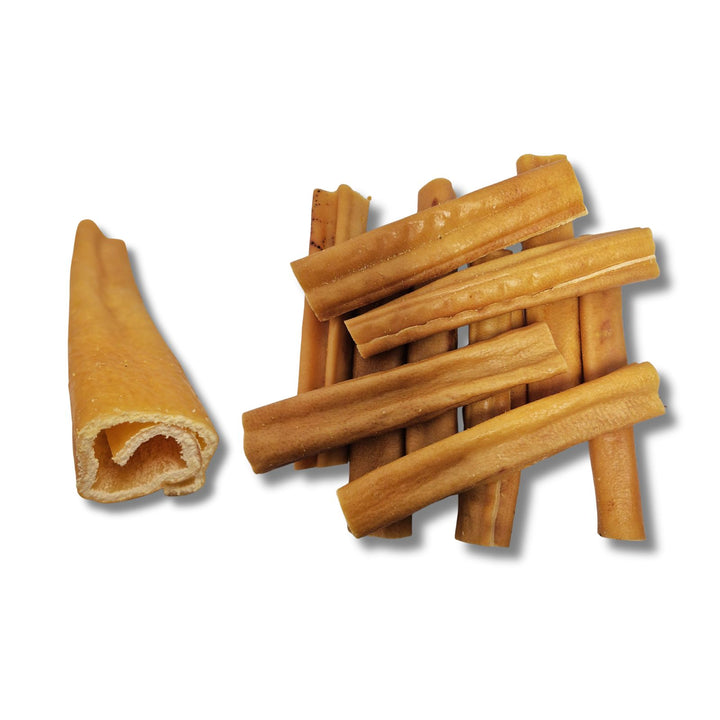 Écono-kit - Bâton de peau de porc roulée 10’’ naturel pour chien