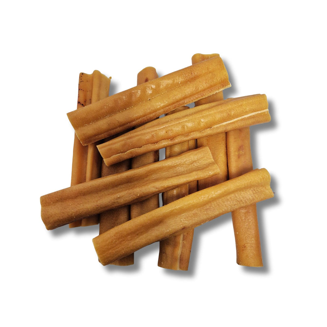 Écono-kit - Bâton de peau de porc roulée 10’’ naturel pour chien